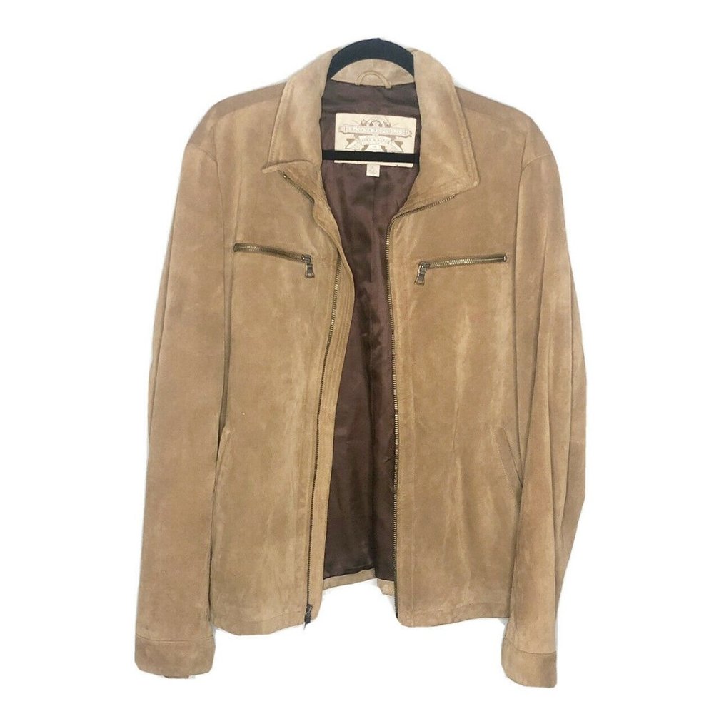 Banana Republic Travel & Safari Mens Suede Jacket